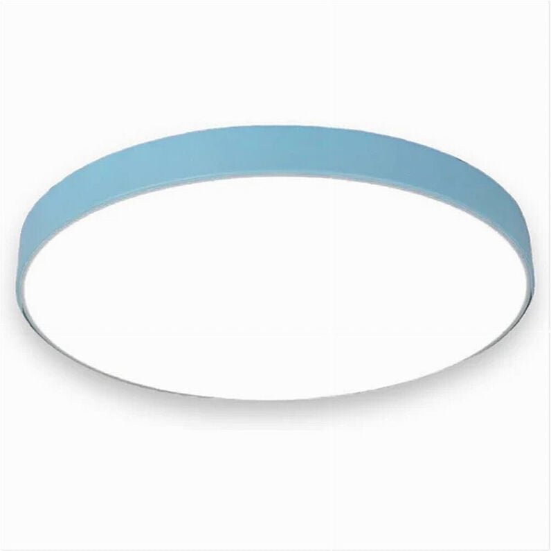 Trade Shop Traesio - Trade Shop - led Deckenleuchte 70W Runde Deckenlampe Blau/Hellblau Kronleuchter Kaltlicht 02638 -