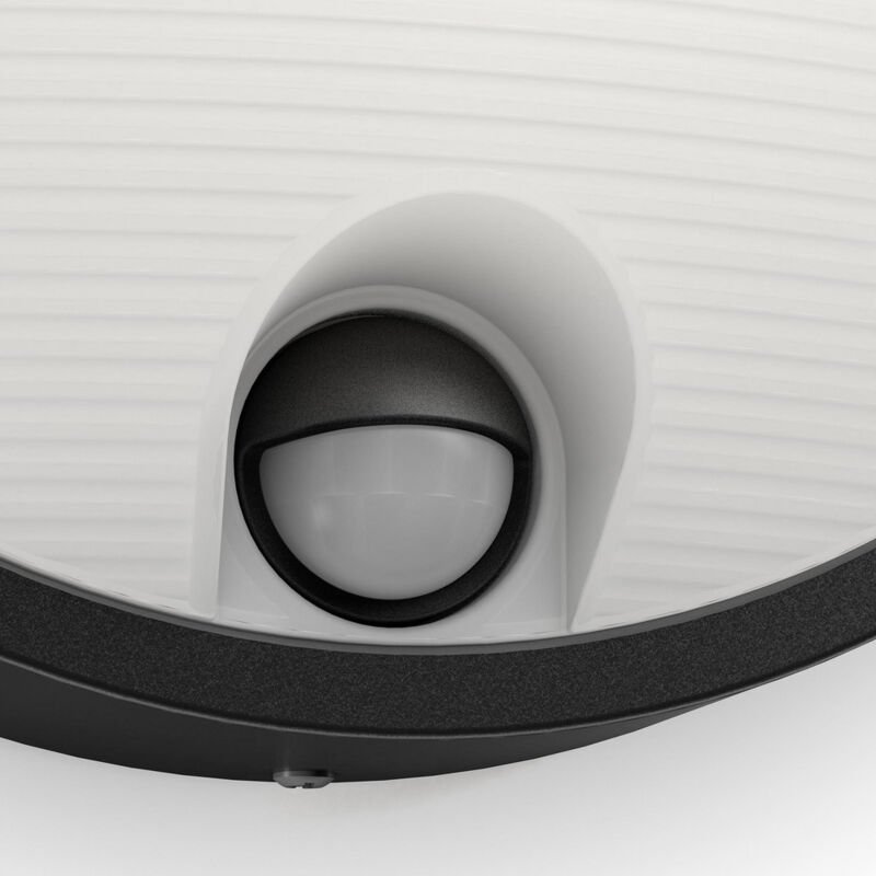 Philips LED Yarrow 172973016 Außenwandleuchte mit Bewegungsmelder LED LED fest eingebaut 6 W Schwar