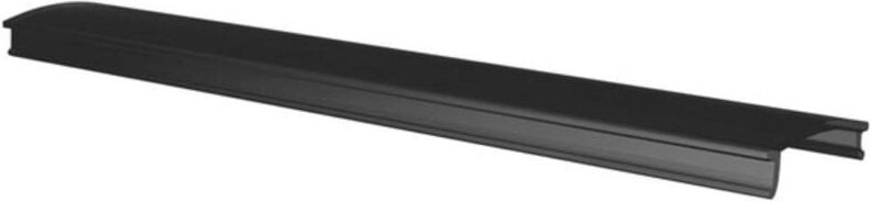 Oberer Diffusor für LED-Wandleuchte, SL-Serie - Polycarbonat UV-stab. - 3 m - schwarz gefrostet