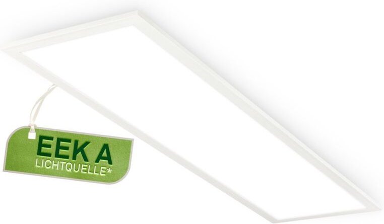 B.k.licht - led Panel led Deckenleuchte Deckenlampe eek a Neutralweiß Spritzwasserschutz
