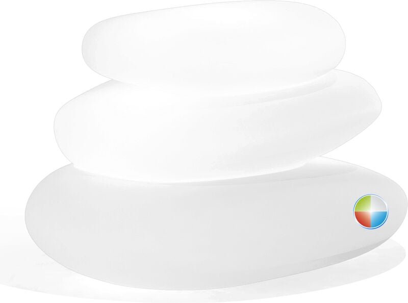 Gartenmöbelzubehör Lampe 75X62X47 h mod. Eden Bright multicolor led mit Batterie