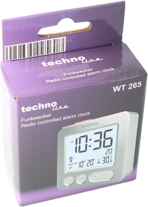 Funkwecker wt 265 digital Radiowecker - Technoline