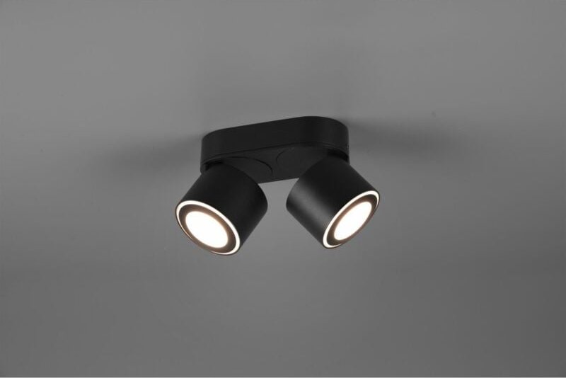 Thumbnail - Decke 2 led Spot Double Emission L18 cm Taurus Black Trio Lighting