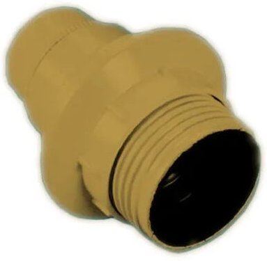 Fassung E14 gold mit Gewinde, mit Ring, Durchmesser 10, 6W, 2A, 250V