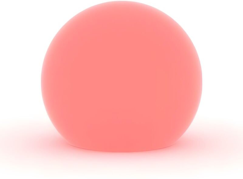 Hoop Bright Lichtlampe Kugellampe mit led Made in Italy für den Außenbereich -Rot / Mittel / Mit Kabel