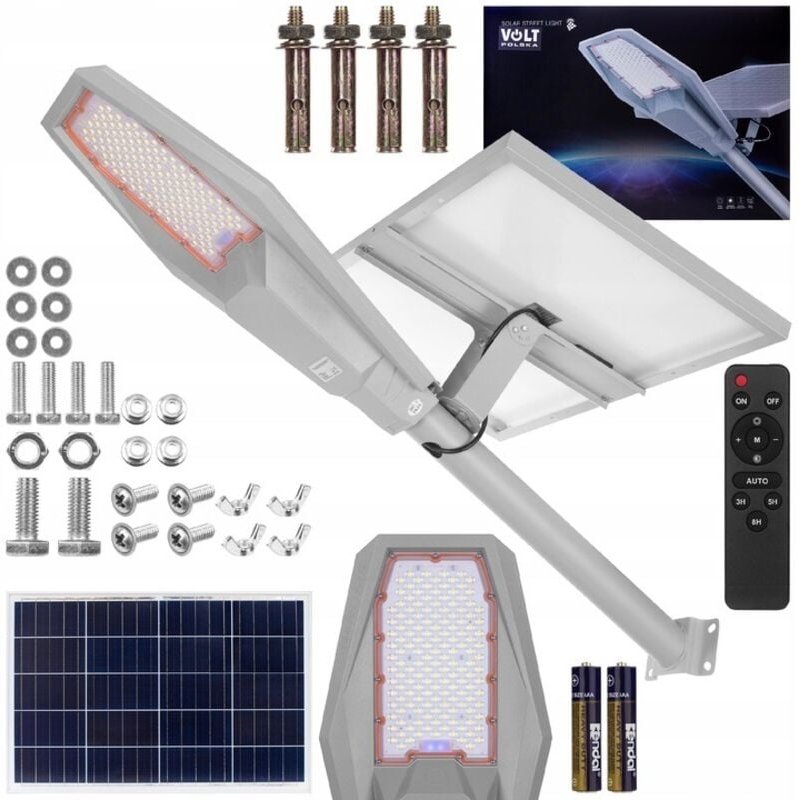 LED-Solar-Straßenlaterne 1200W 40Ah Outdoor-Gartenmastlaterne
