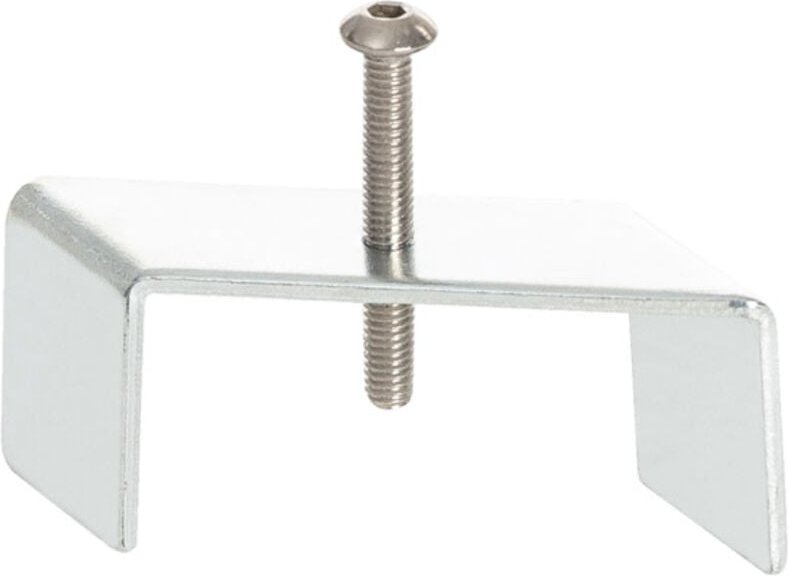 Ledkia - Clip für 1-Phasenstromschiene Einbau Unterputz Aluminium Silbern