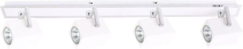 Mateo - Moderne Scheinwerfer Chrome 4 Light mit weißem Farbton, GU10 - Italux