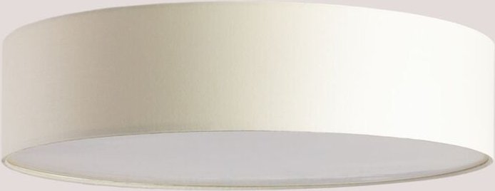 Sklum - Godric Deckenleuchte aus Stoff Ø50 cm Creme-Beige