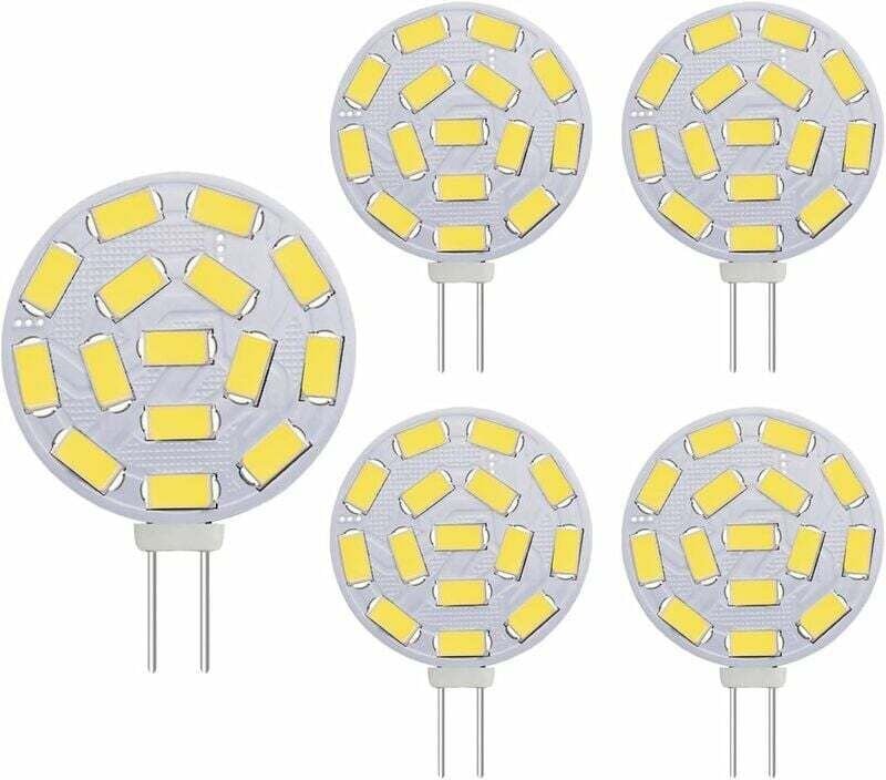 G4 3W LED-Lampen, entspricht 20-30W Halogenlampen, G4 Sockel AC/DC 12V, 300 LM, Einbauleuchten, Schienenbeleuchtung, wei...