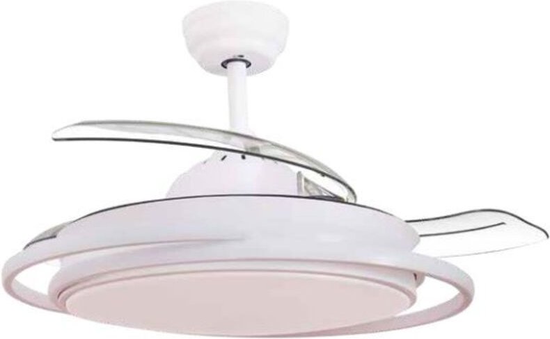 Bauala-Deckenventilator mit einstellbarem CCT-Licht und Ø107 DC White-Steuerung