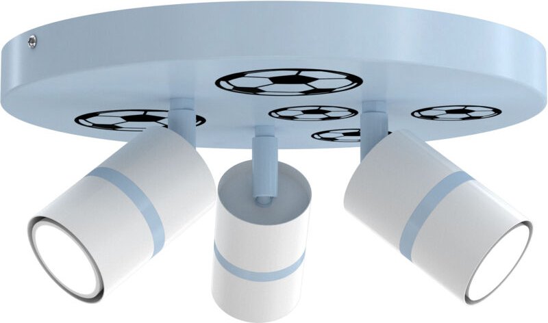 Frei. LED Deckenleuchte, verstellbar, 3x Gu10 EWILIGHT Fußball