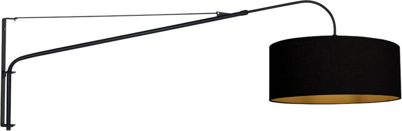 Steinhauer - wandleuchte - Elegant Classy - stahl - leinen metall