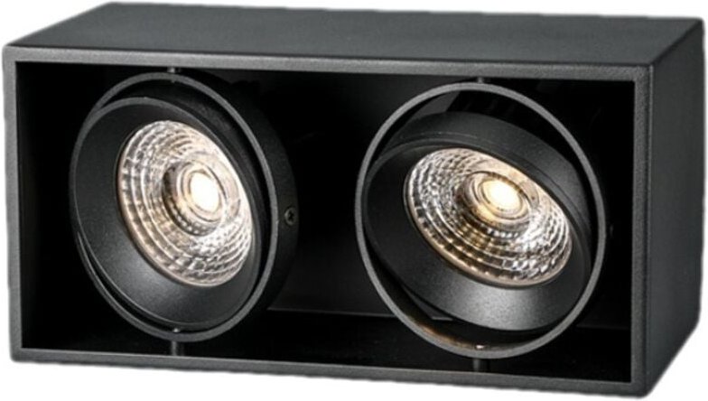 LED-Einbauleuchte, Wandeinbauleuchte, verstellbarer Strahler, Deckenleuchte zur Wandmontage, Freiluft-Deckenleuchte, 7 W...