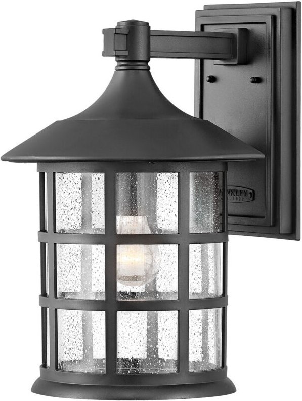 Hinkley - Elstead Freeport Außenwandlaterne Strukturiert Schwarz, IP44