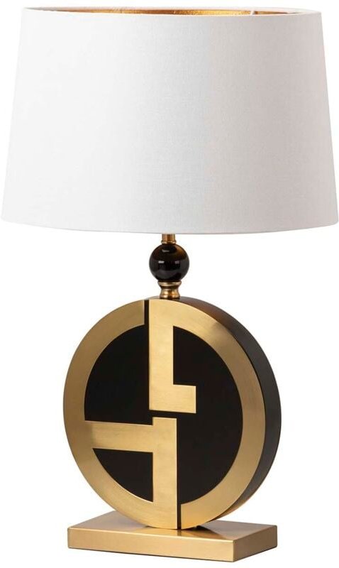 Goldene MDF-Metall-Tischlampe 40X40X65 cm