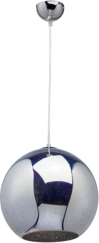 663011401 - Lampe Suspendue Megapolis Ø25cm - 1x40W E27 IP20 - Chromé - Regenbogen
