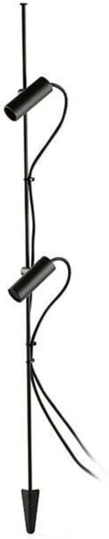 CLAP 1030 Schwarzer Pfahl schwarz 2x6W 3000K 38º 24V 75709-233