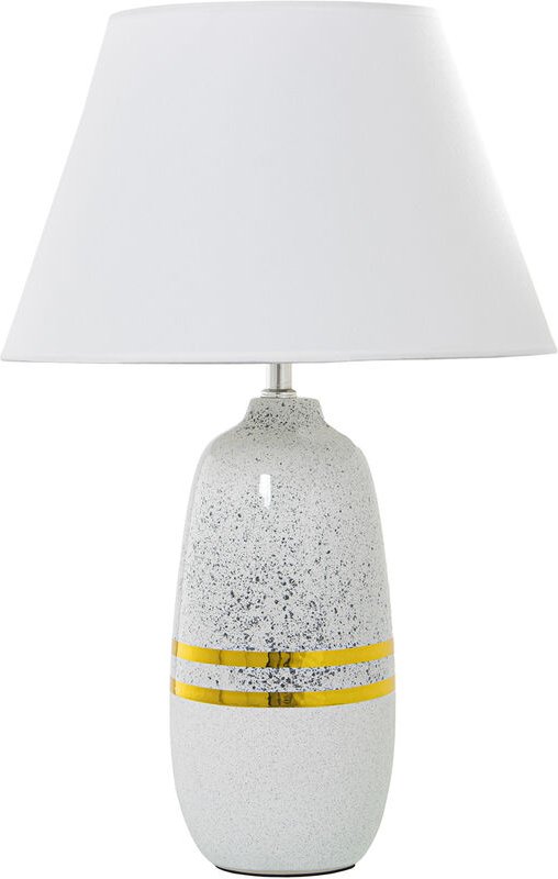 Thumbnail - Silber/Weiß -Keramik -Lampe+52728, 1x27, max.60W Non in ° 35x54cm Basi