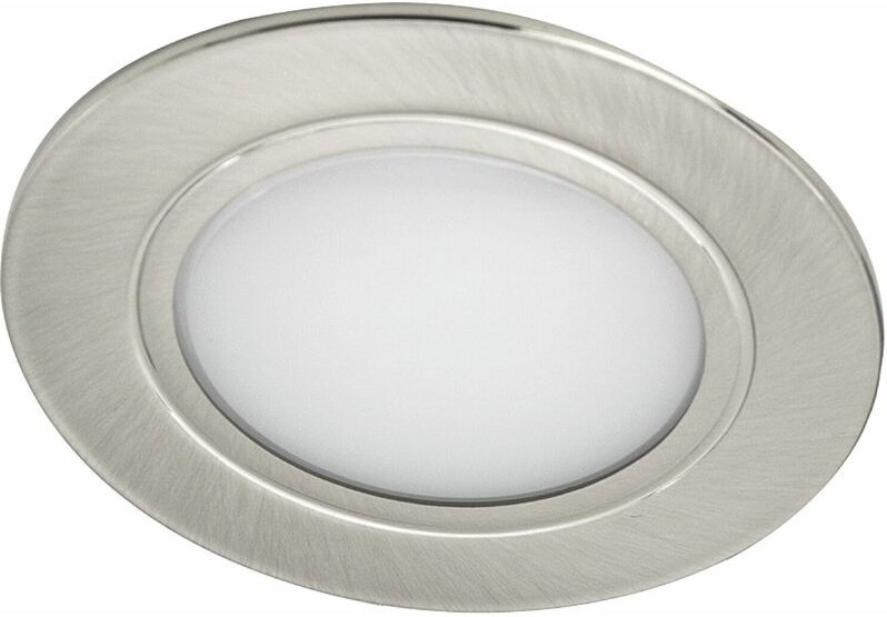 Led Einbauleuchte SL-Mono Spot 3000 k warmweiß, Nickel matt