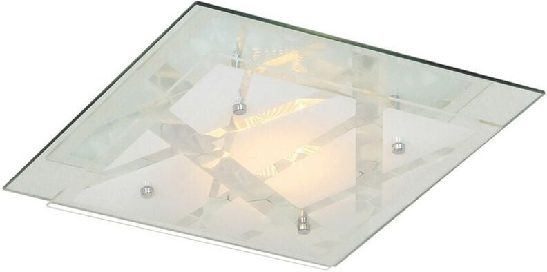 Italux Mertu - Klassische LED Flush Deckenleuchte Weiß, Warmweiß 3000K 670lm