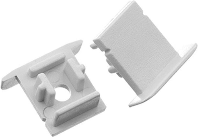 1 Paar Endkappen für Fugen-Profil 18 x 15mm (4300, 4592)
