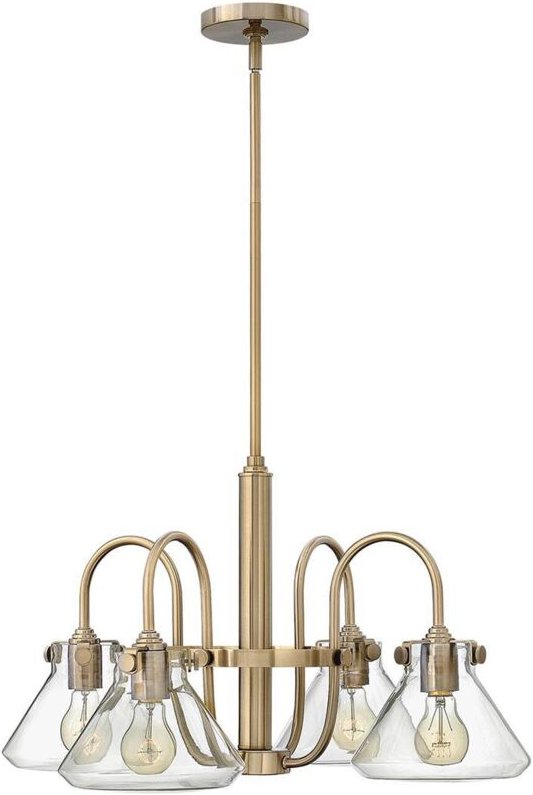 Elstead - Congress - Multi Arm Chandelier Gebürstetes Karamell-Finish, E27
