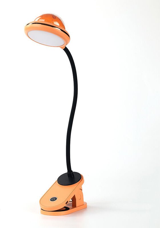 Kinder-Klemmlampe, wiederaufladbares LED-Klemmleselicht mit Sternenprojektion, 4000 K Schwanenhals-Nachttischlampe, 360°...