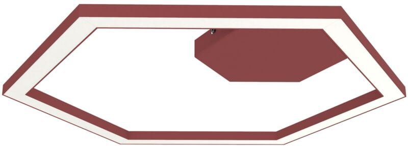 Lumicom - esagono plafoniera Ø60 monocolore opaco