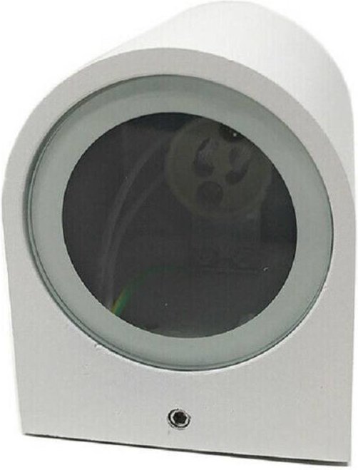 Trade Shop - MODERNE AUSSENWANDLEUCHTE GARTENLAMPE SPOTLIGHT GU10 IP65 ES53 - Weiß