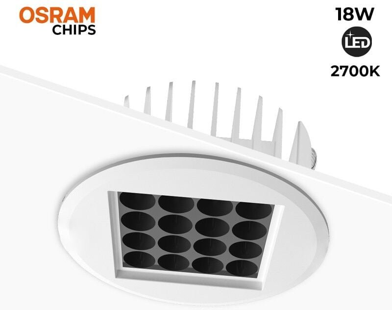 Downlight Led 18W 24º UGR18 Osram Chip