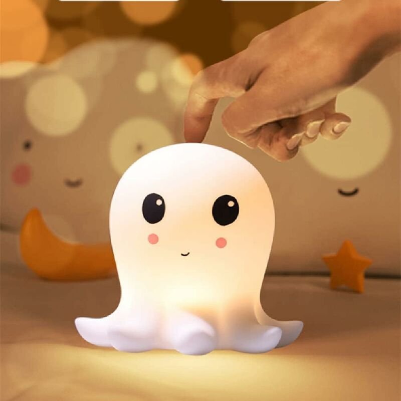 Tigrezy - LED-Nachtlicht für Babys, ohne Kleinteile, Kinder-Nachtlicht mit variabler Intensität, Touch-Mehrfarbig. Hübsc...