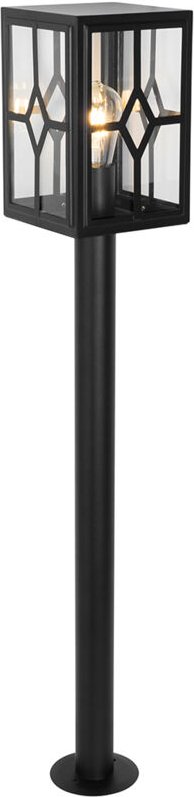 Klassische Stehleuchte für den Außenbereich schwarz 100 cm IP44 - Dover