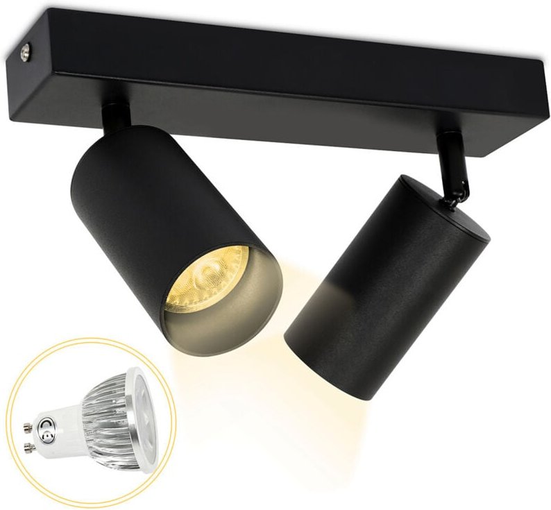 Deckenleuchte Deckenlampe 2-flammig LED Deckenstrahler Modern Schlafzimmer 4W