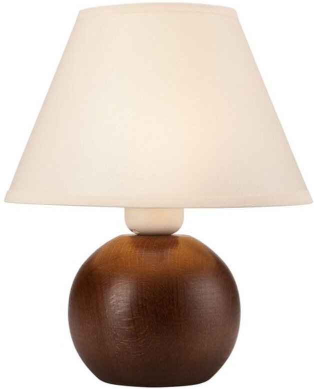 Lamkur Tischlampe mit Schirm Wenge, 1x E27