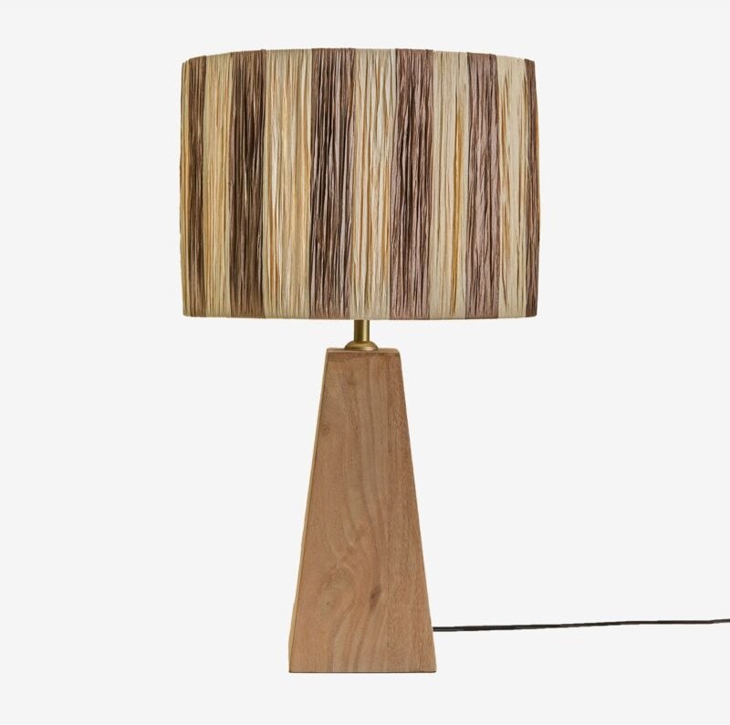 SKLUM Tischlampe aus Taraua-Mangoholz Mango-Holz