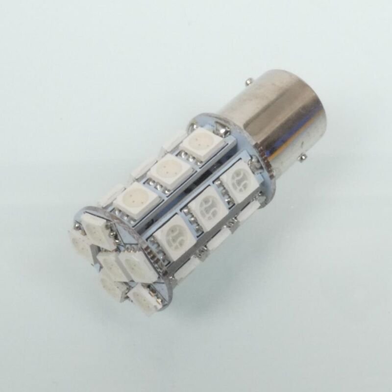 LED-Glühbirne 12V orange BAY15S Fassung 450 Lumen RMS für