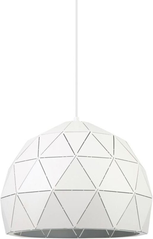 Harley - Moderner hängender Anhänger Weiß 1 Licht, E27 - Italux