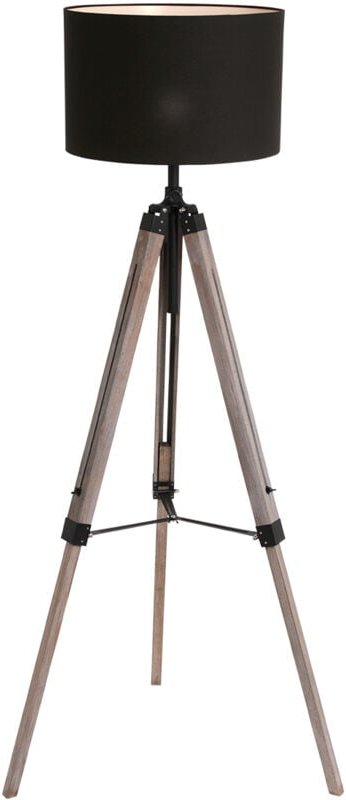 Mexlite - stehlampe - Triek - schwarz - metall stoff - ø 75cm -