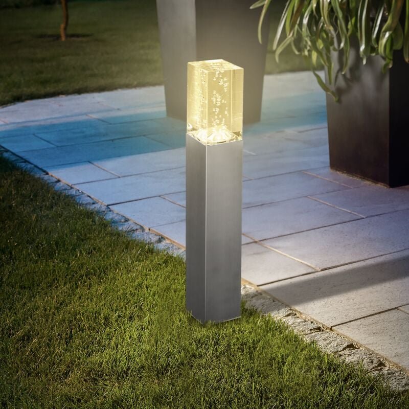 Esotec - Solar Standleuchte Bubble Tower 50 cm aus Edelstahl wetterfest 102555