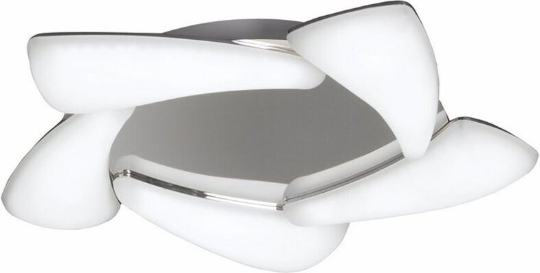 Inspired Mantra - Mistral - Flush Flush Decke 30W LED 3000K, 2700lm, poliertes Chrom, mattiertes Acryl