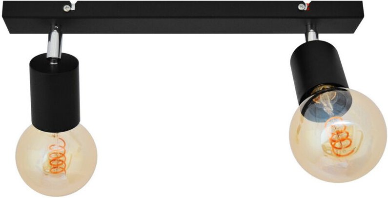 Tune Zwillingsstrahler Schwarz 40cm - Helam