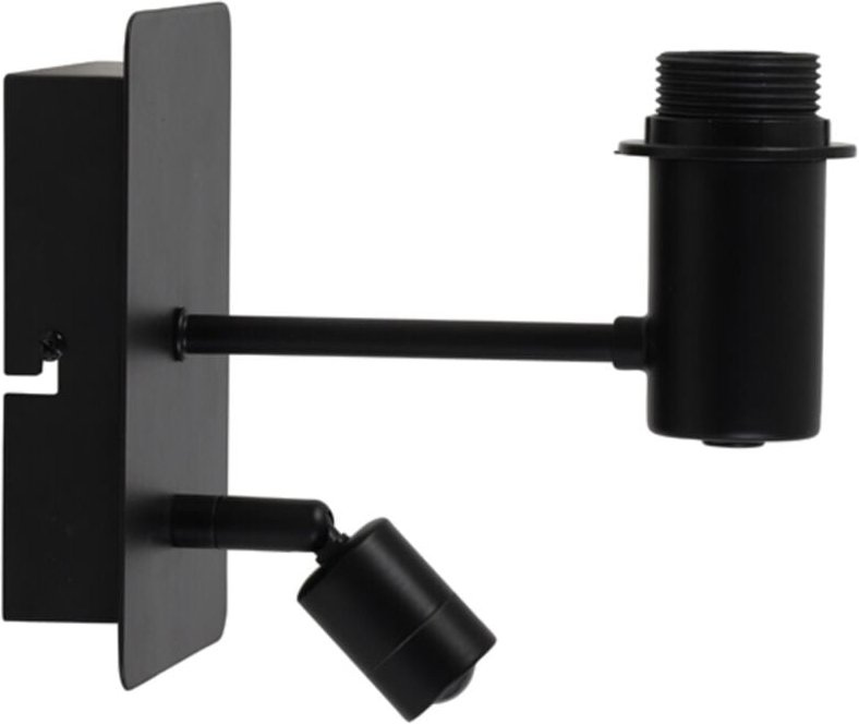 Wandleuchte - Montana - schwarz - metall - - Light&living