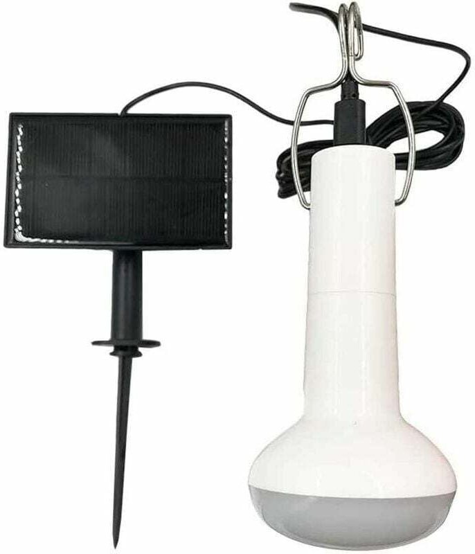 Solar-Hühnerstall zum Aufhängen mit Solar-LED-Licht für Camping, Wandern, Hühnerstall, Schuppen