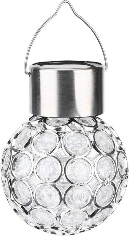 Kugellichter, 2 Stück bunte LED-Hängelampen, automatisches Aufladen, solarbetriebene Kugellichter für die Gartendekorati...