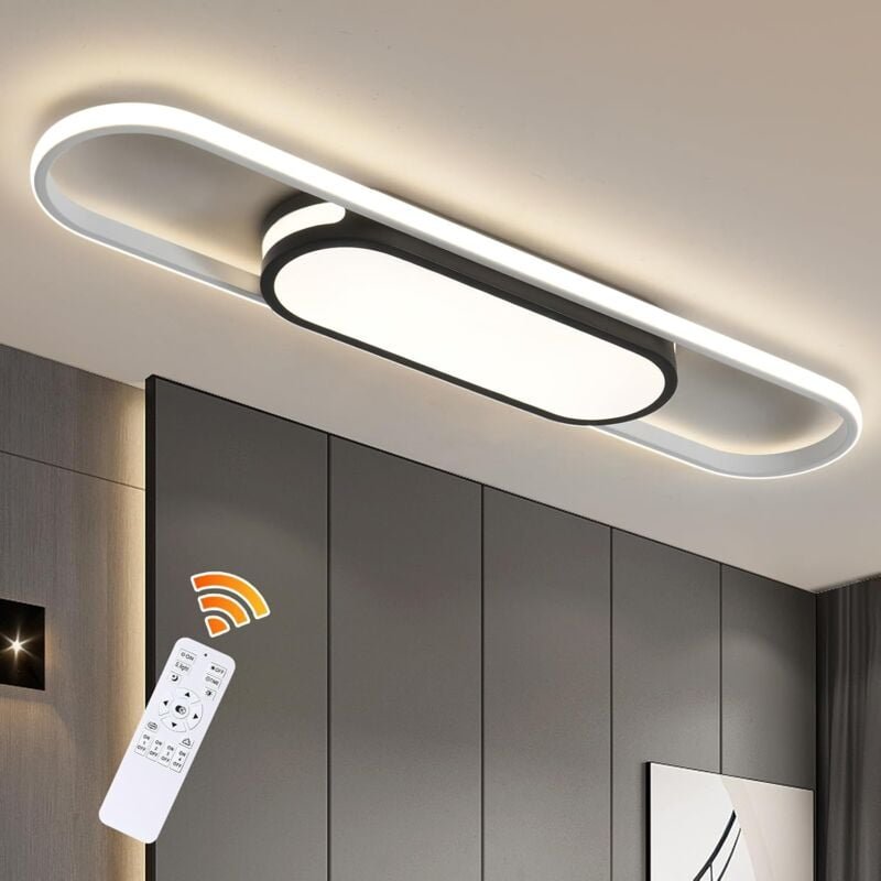 Led Deckenleuchte Moderne Deckenlampe Dimmbare Deckenleuchte mit Fernbedienung Deckenleuchte Flach Deckenleuchten für Wo...