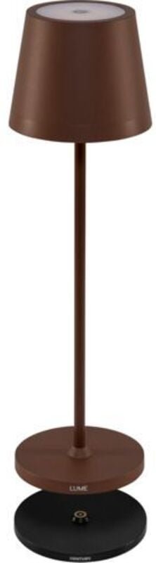 Led Tischlampe lume Plus corten 2,2W 2700K Dimm. IP54 - Century