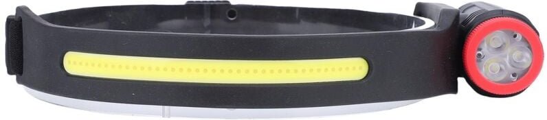 Wiederaufladbare LED-Stirnlampe mit COB-Sensor, hoher Helligkeit, einstellbar, 5 Geschwindigkeiten, 150° breiter Abstrah...