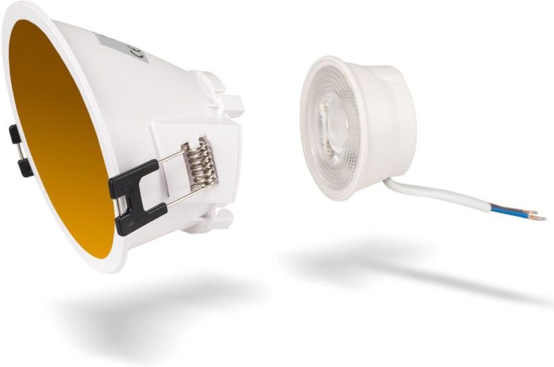 Kit Aro asymmetrische Downlight Ø93mm + LED-Modul MR16 5W