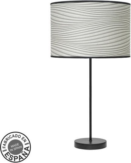 High Fashion Tischlampe 1xe27 schwarz/grau 63x30x 30 cm